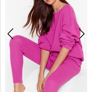 Nasty Gal - sweater and joggers-  size small